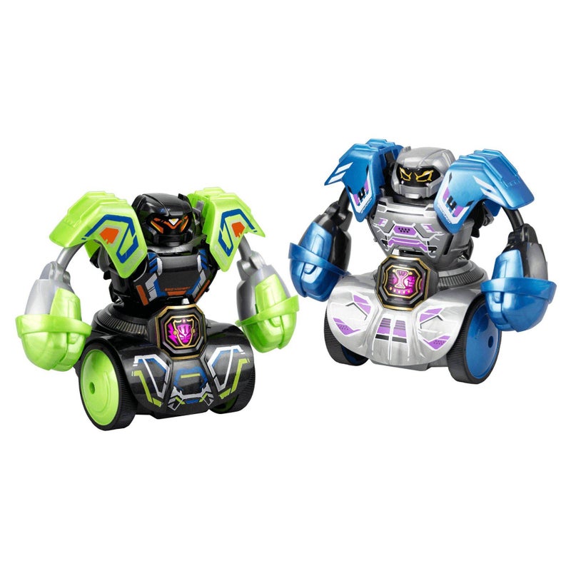 YCOO Robo Kombat Tornado Pack A Battling Robot (Pack of 2, Green/Blue) - Image 2